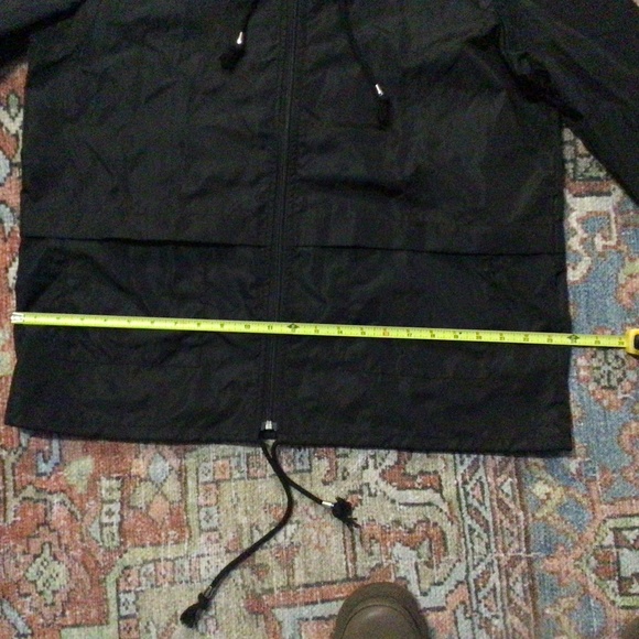 NWT Avoogue Ladies Waterproof Windbreaker, Sz L Black - Picture 11 of 12
